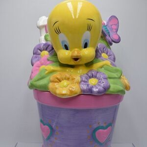 Vintage Gibson Overseas Looney Tunes WB Sunshine Tweety Cookie Jar